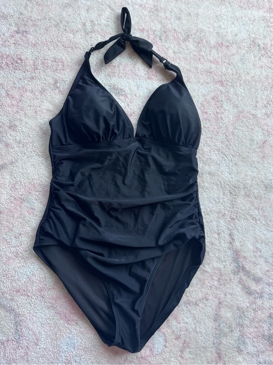 Other - Classic Black Halter One-Piece Nursing Swimsuit (Size XL)